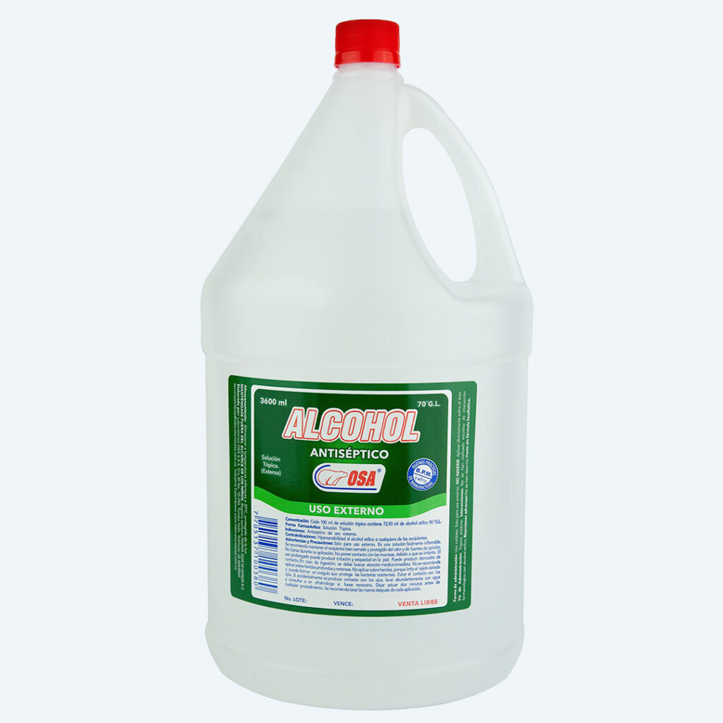 Alcohol Antiséptico OSA 3600ml