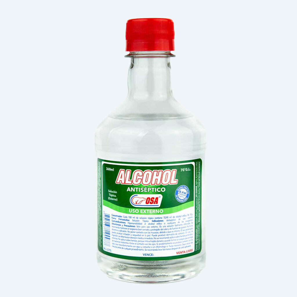 Alcohol Antiséptico OSA 360ml