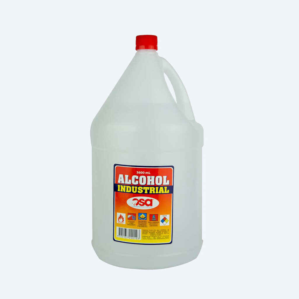 Alcohol Industrial OSA 80% 3600ml