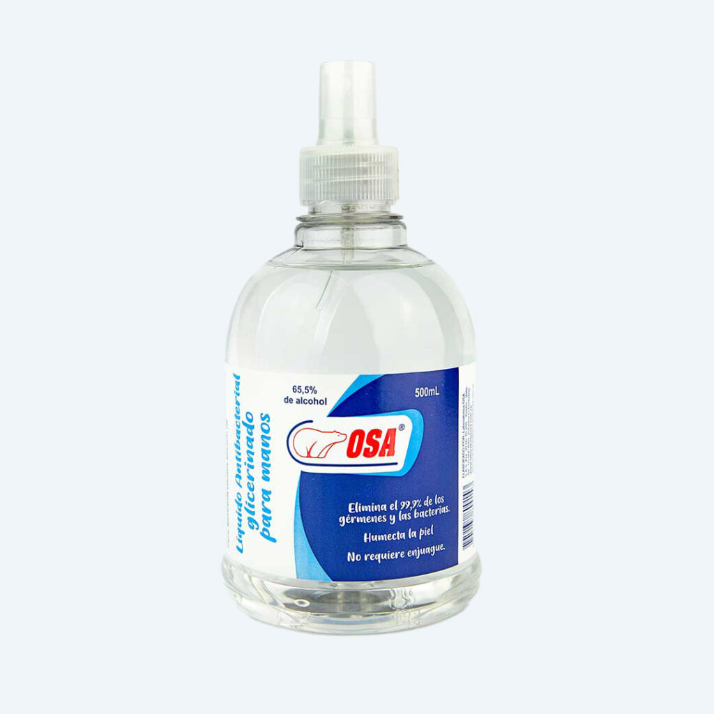 Líquido Antibacterial Glicerinado OSA 500ml